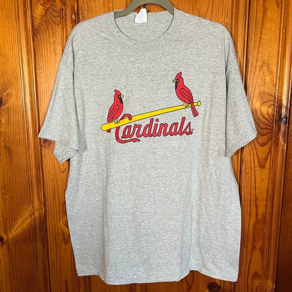 American Vintage XL Y2K Cardinals T-Shirt Gray Regular